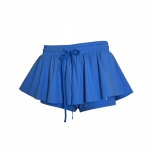 Athletic Skort Blue Running Tennis Workout Skirt Shorts Activewear Size Small